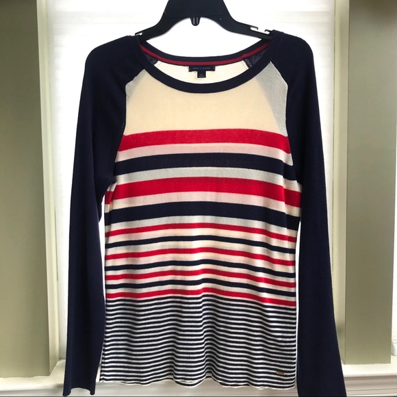 Tommy Hilfiger Sweaters - Tommy Hilfiger women’s crew neck sweater cotton L